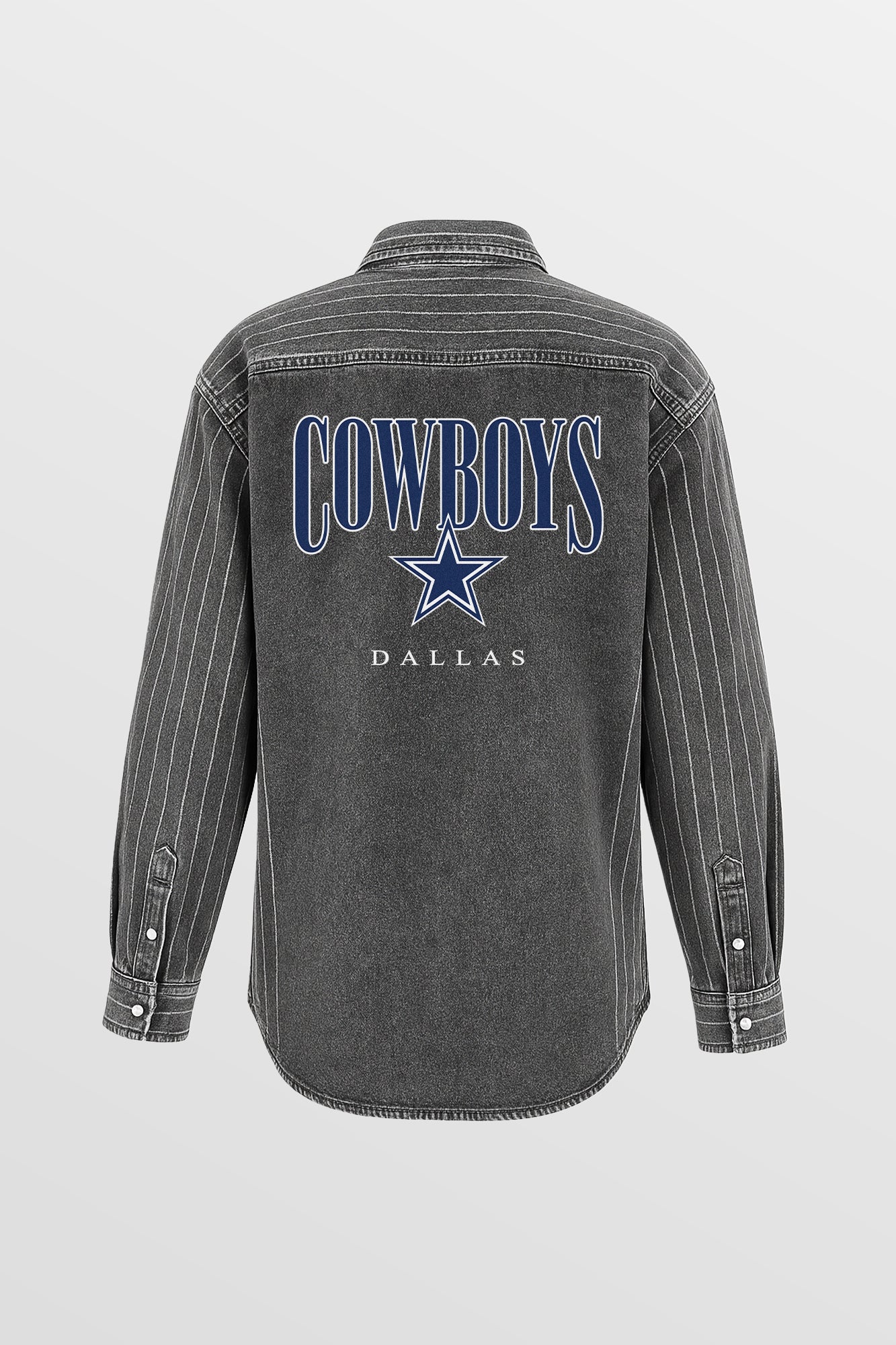 DALLAS COWBOYS END ZONE ENERGY MICRO-RHINESTONE OVERSHIRT BY RANDI MAHOMES
