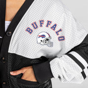 BUFFALO BILLS MVP ERA CONTRAST MESH CARDIGAN