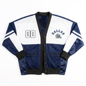 DALLAS COWBOYS MVP ERA CONTRAST MESH CARDIGAN