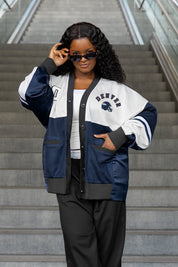 DENVER BRONCOS MVP ERA CONTRAST MESH CARDIGAN