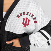 INDIANA HOOSIERS MVP ERA CONTRAST MESH CARDIGAN