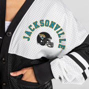 JACKSONVILLE JAGUARS MVP ERA CONTRAST MESH CARDIGAN