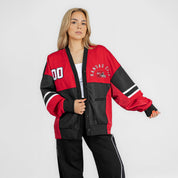 KANSAS CITY CHIEFS MVP ERA CONTRAST MESH CARDIGAN