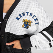 KENTUCKY WILDCATS MVP ERA CONTRAST MESH CARDIGAN
