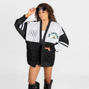 LOS ANGELES CHARGERS MVP ERA CONTRAST MESH CARDIGAN