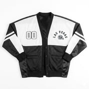 LAS VEGAS RAIDERS MVP ERA CONTRAST MESH CARDIGAN