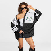 MIAMI DOLPHINS MVP ERA CONTRAST MESH CARDIGAN
