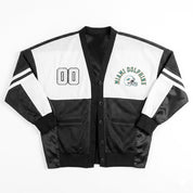 MIAMI DOLPHINS MVP ERA CONTRAST MESH CARDIGAN