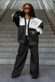 MIAMI DOLPHINS MVP ERA CONTRAST MESH CARDIGAN