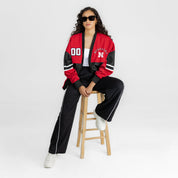 NEBRASKA CORNHUSKERS MVP ERA CONTRAST MESH CARDIGAN