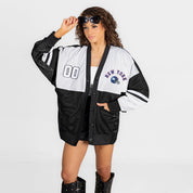 NEW YORK GIANTS MVP ERA CONTRAST MESH CARDIGAN