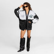 PHILADELPHIA EAGLES MVP ERA CONTRAST MESH CARDIGAN