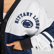 PENN STATE NITTANY LIONS MVP ERA CONTRAST MESH CARDIGAN