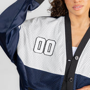 SEATTLE SEAHAWKS MVP ERA CONTRAST MESH CARDIGAN