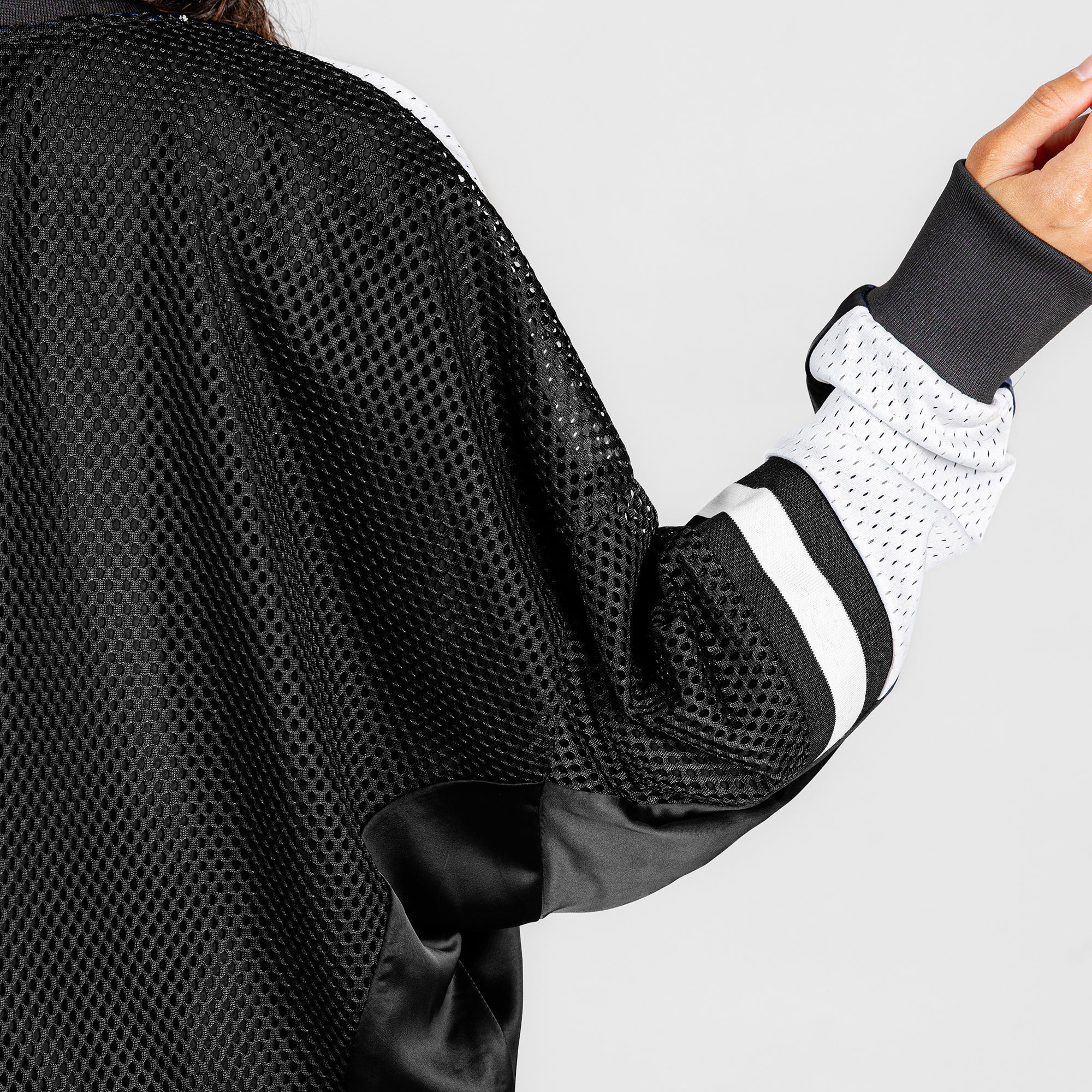 SAN FRANCISCO 49ERS MVP ERA CONTRAST MESH CARDIGAN