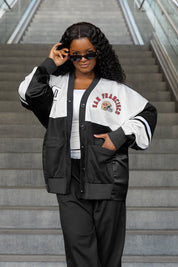 SAN FRANCISCO 49ERS MVP ERA CONTRAST MESH CARDIGAN