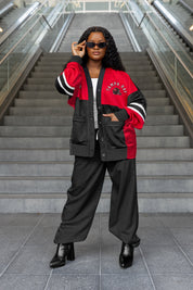 TAMPA BAY BUCCANEERS MVP ERA CONTRAST MESH CARDIGAN