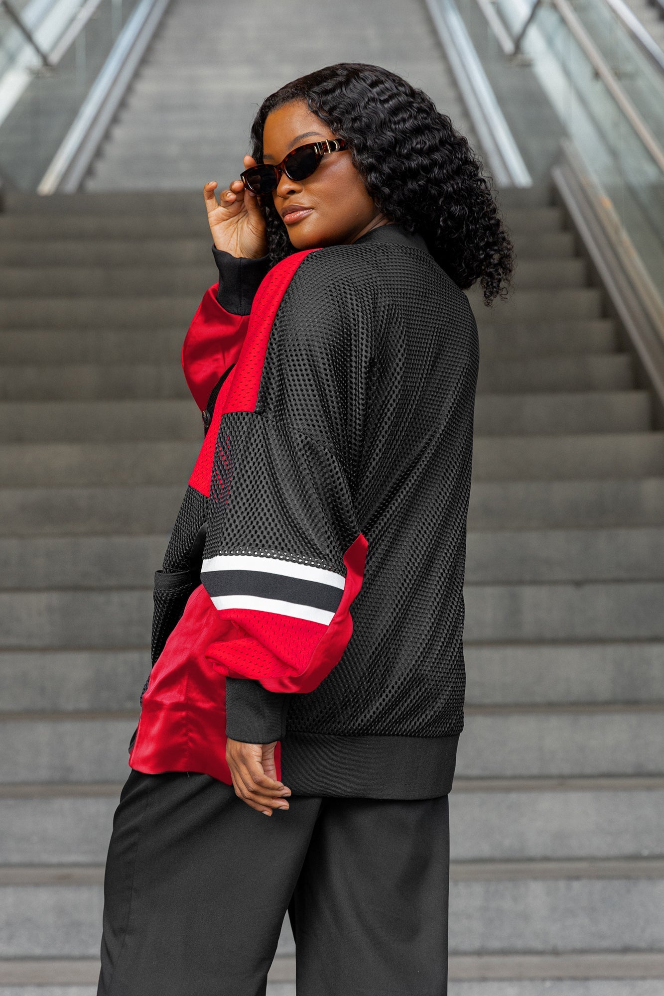TAMPA BAY BUCCANEERS MVP ERA CONTRAST MESH CARDIGAN