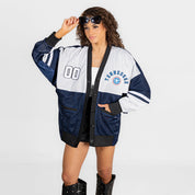 TENNESSEE TITANS MVP ERA CONTRAST MESH CARDIGAN