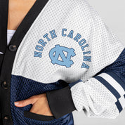 NORTH CAROLINA TAR HEELS MVP ERA CONTRAST MESH CARDIGAN