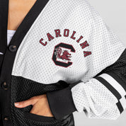 SOUTH CAROLINA GAMECOCKS MVP ERA CONTRAST MESH CARDIGAN