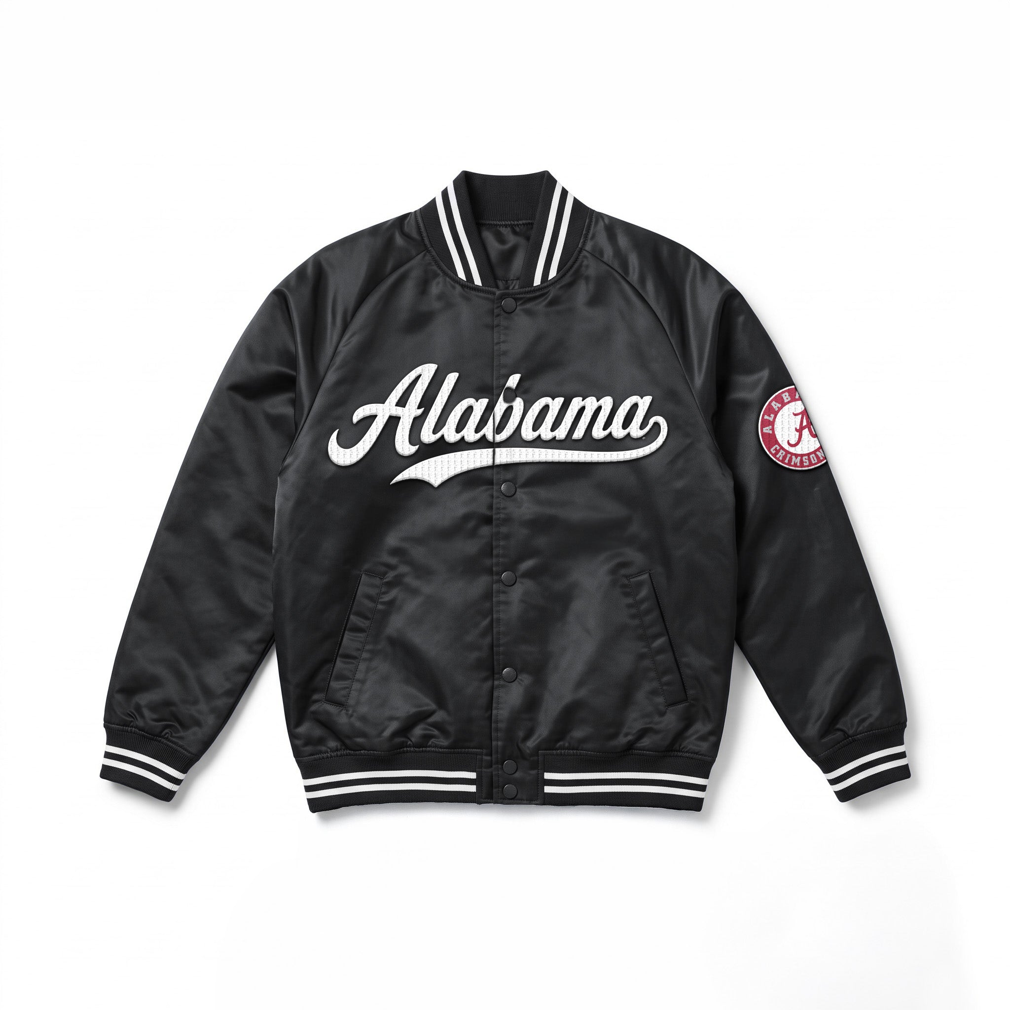 ALABAMA CRIMSON TIDE VARSITY MUSE OVERSIZED VARSITY UNISEX JACKET