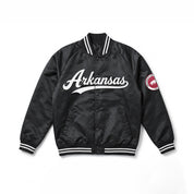 ARKANSAS RAZORBACKS VARSITY MUSE OVERSIZED VARSITY UNISEX JACKET