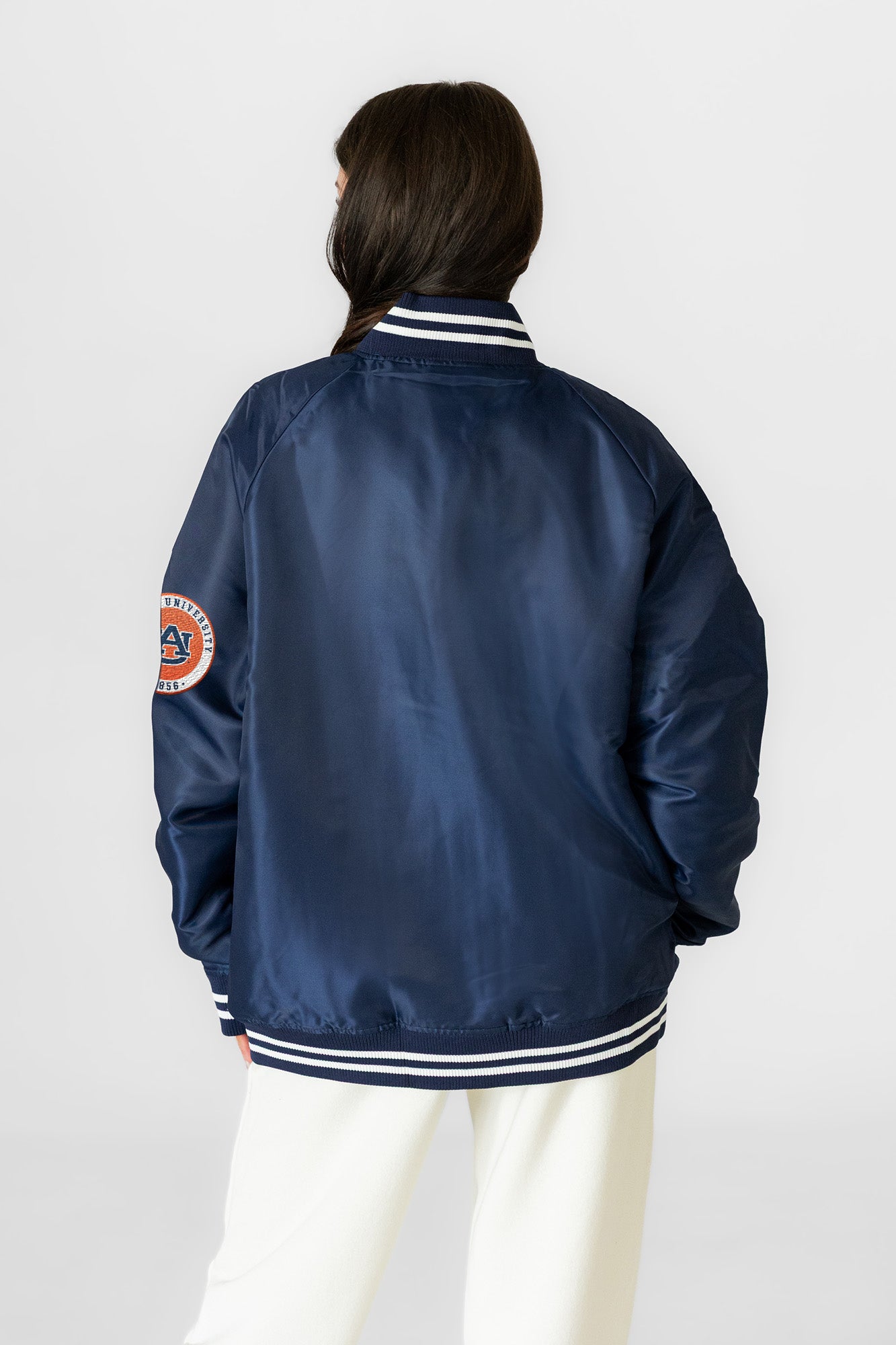 AUBURN TIGERS VARSITY MUSE OVERSIZED VARSITY UNISEX JACKET