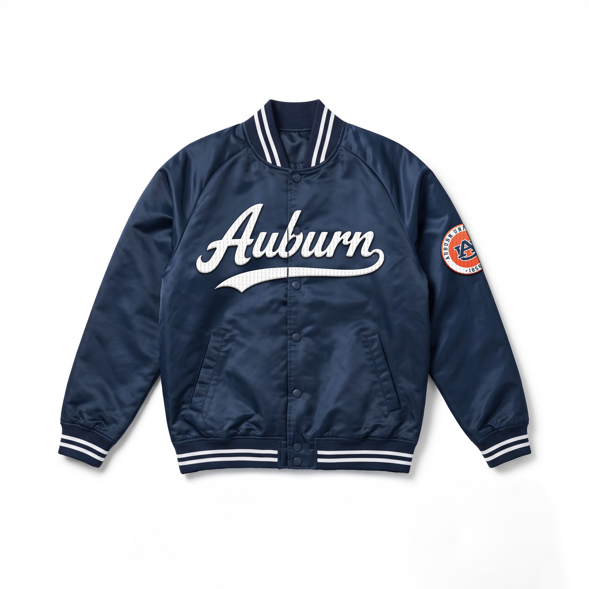AUBURN TIGERS VARSITY MUSE OVERSIZED VARSITY UNISEX JACKET