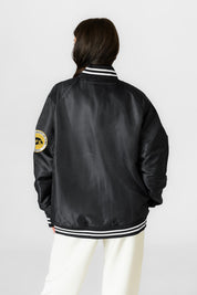 IOWA HAWKEYES VARSITY MUSE OVERSIZED VARSITY UNISEX JACKET