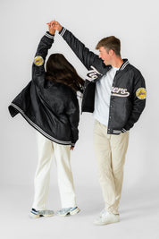 LSU TIGERS VARSITY MUSE OVERSIZED VARSITY UNISEX JACKET