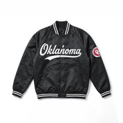 OKLAHOMA SOONERS VARSITY MUSE OVERSIZED VARSITY UNISEX JACKET