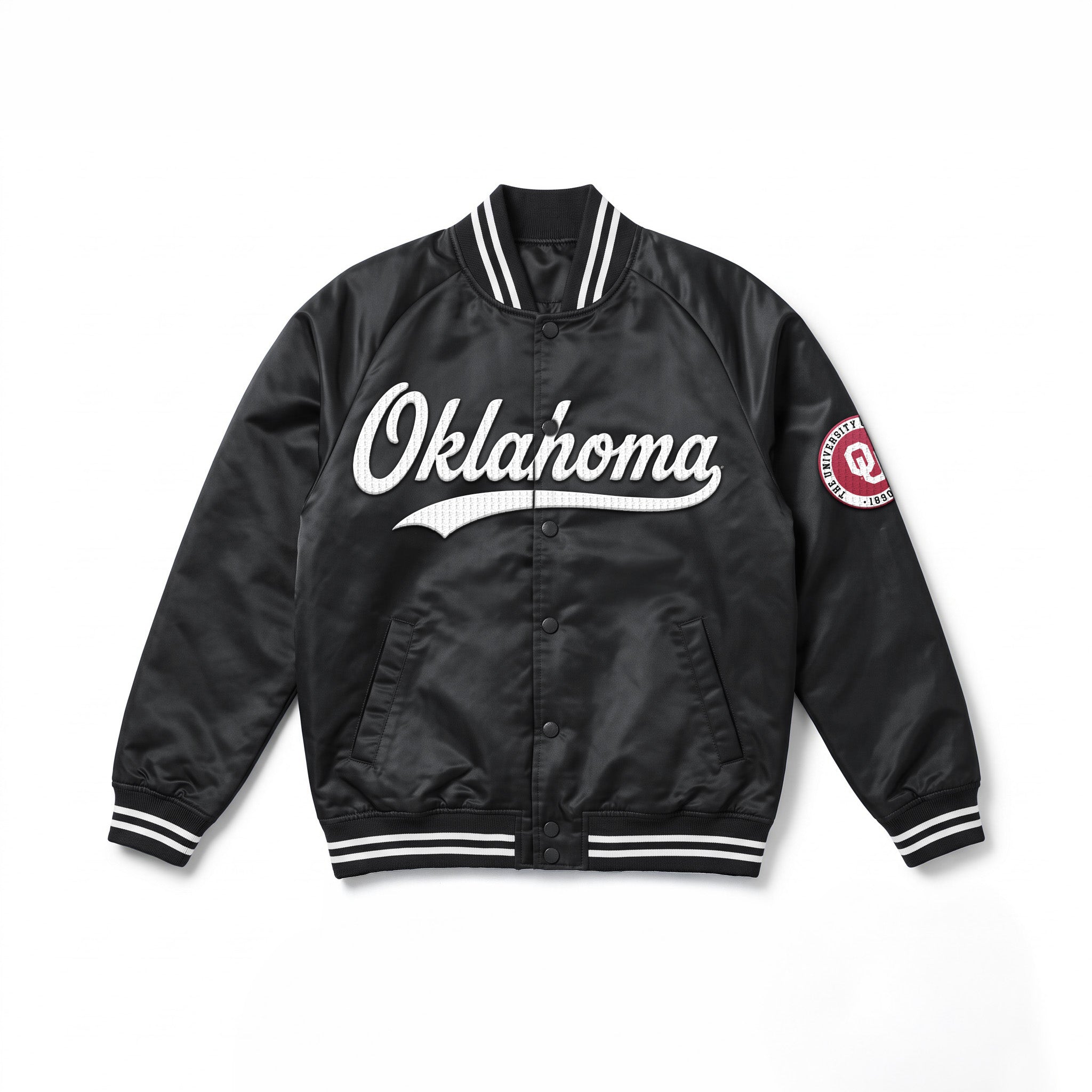 OKLAHOMA SOONERS VARSITY MUSE OVERSIZED VARSITY UNISEX JACKET