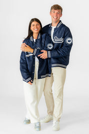 PENN STATE NITTANY LIONS VARSITY MUSE OVERSIZED VARSITY UNISEX JACKET