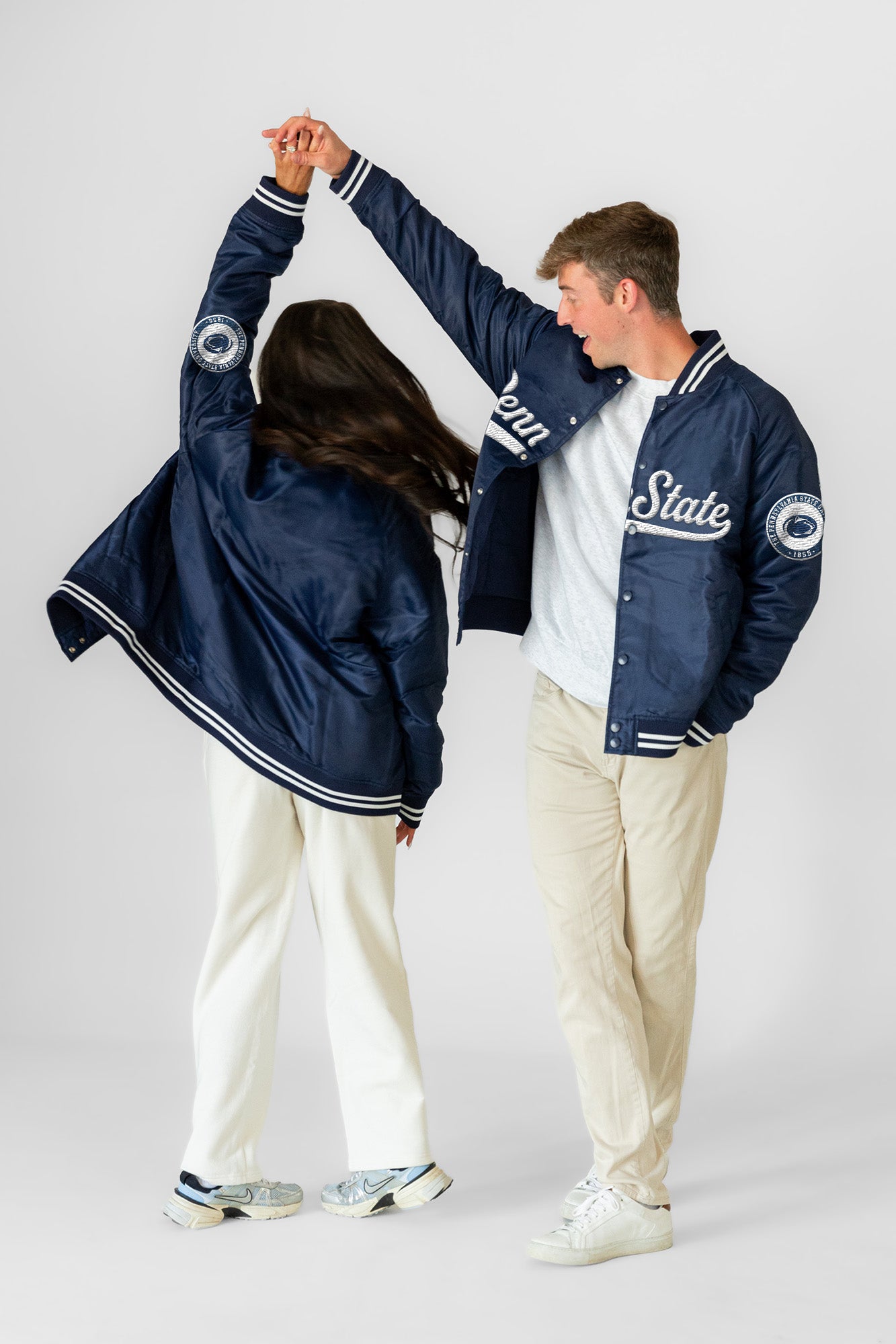 PENN STATE NITTANY LIONS VARSITY MUSE OVERSIZED VARSITY UNISEX JACKET