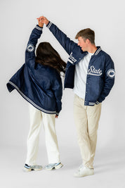 PENN STATE NITTANY LIONS VARSITY MUSE OVERSIZED VARSITY UNISEX JACKET