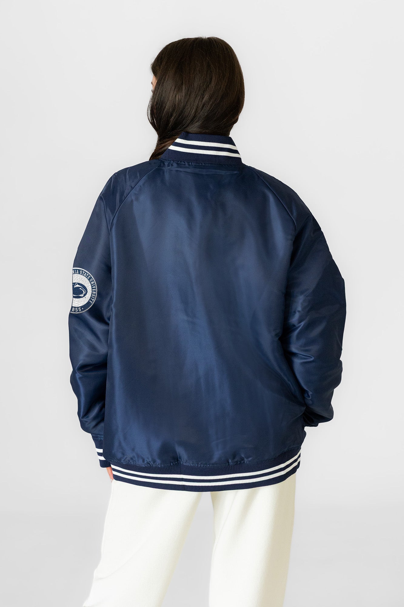 PENN STATE NITTANY LIONS VARSITY MUSE OVERSIZED VARSITY UNISEX JACKET