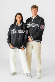 TEXAS A&M AGGIES VARSITY MUSE OVERSIZED VARSITY UNISEX JACKET