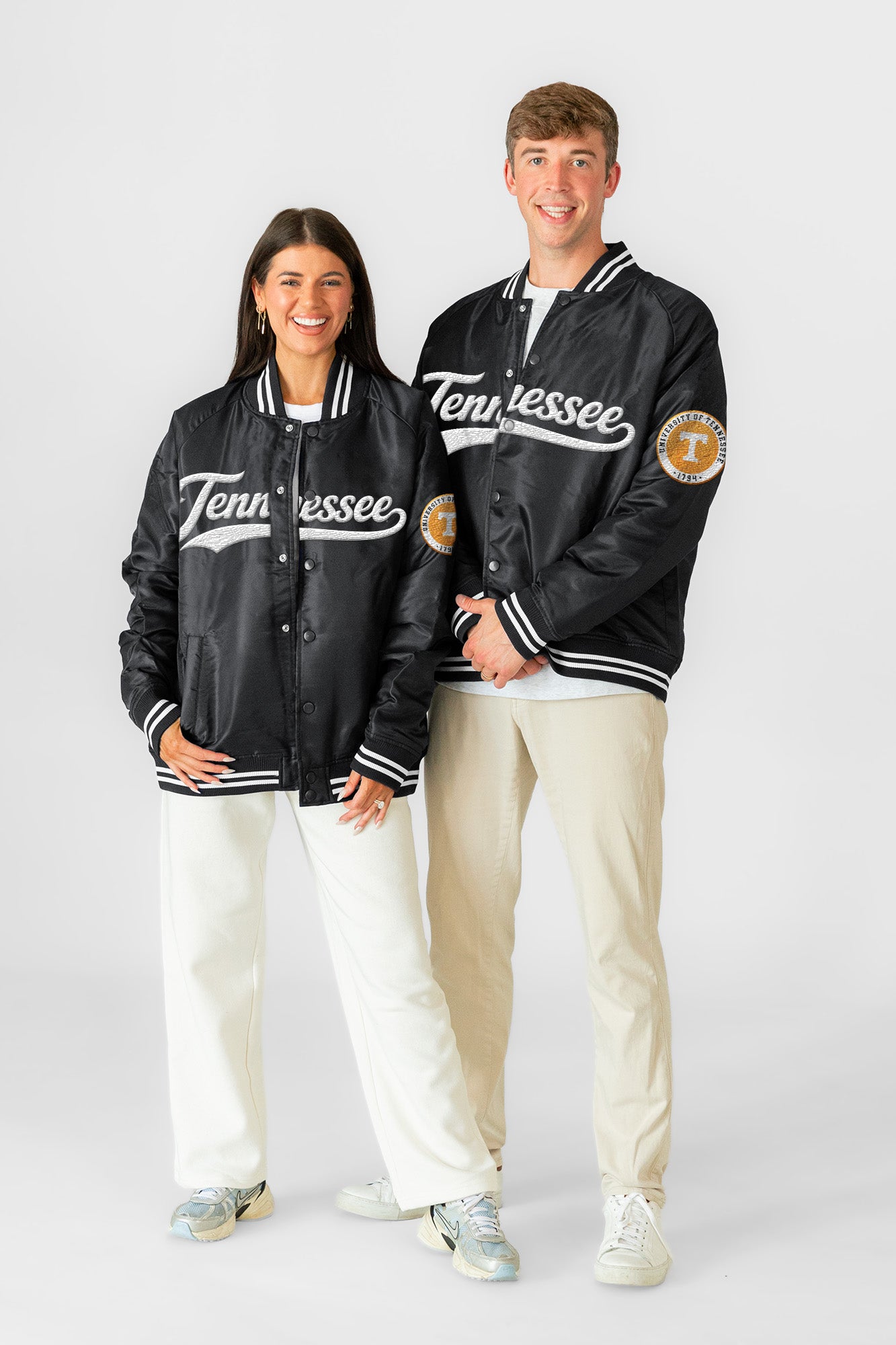 TENNESSEE VOLUNTEERS VARSITY MUSE OVERSIZED VARSITY UNISEX JACKET