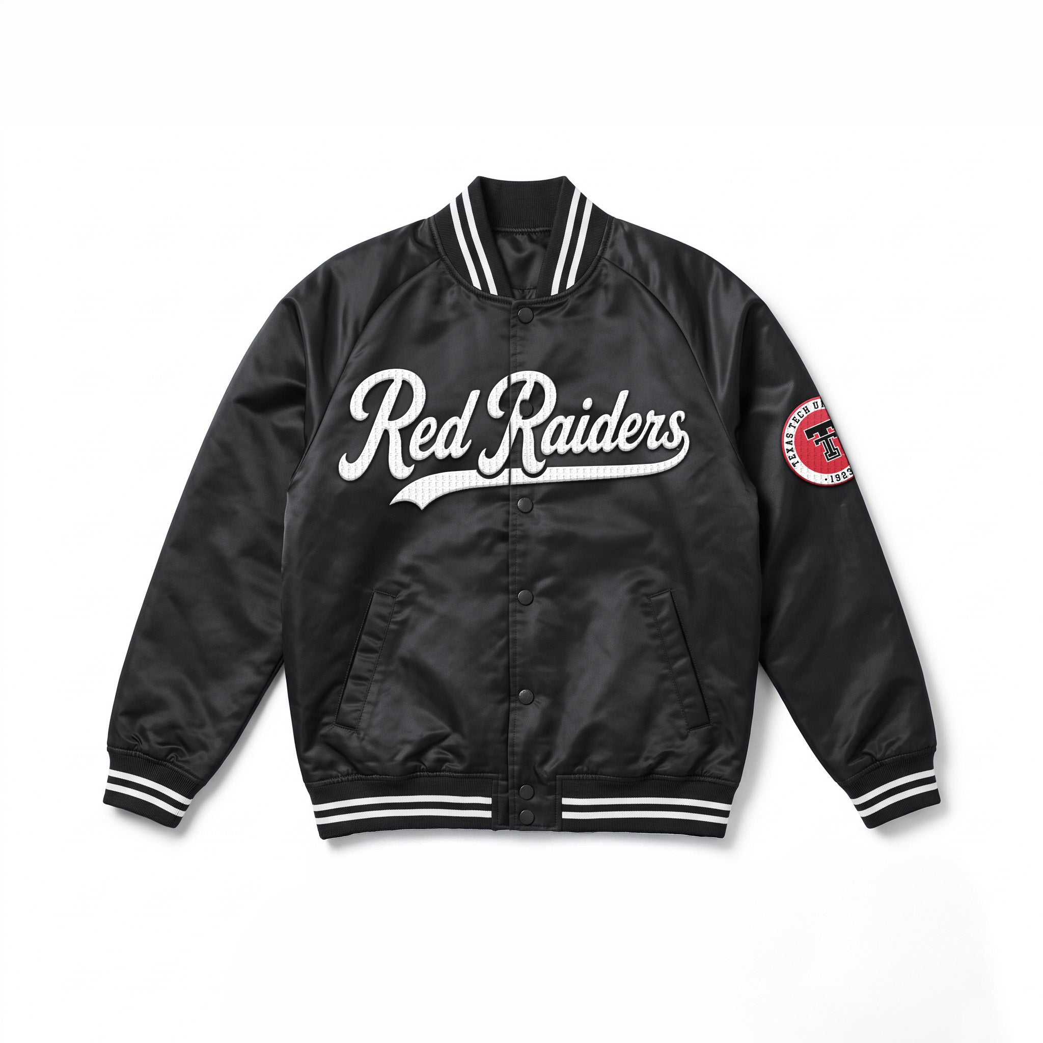 TEXAS TECH RED RAIDERS VARSITY MUSE OVERSIZED VARSITY UNISEX JACKET