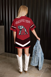 ALABAMA CRIMSON TIDE PERFECT SCORE RETRO T-SHIRT DRESS