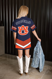 AUBURN TIGERS PERFECT SCORE RETRO T-SHIRT DRESS