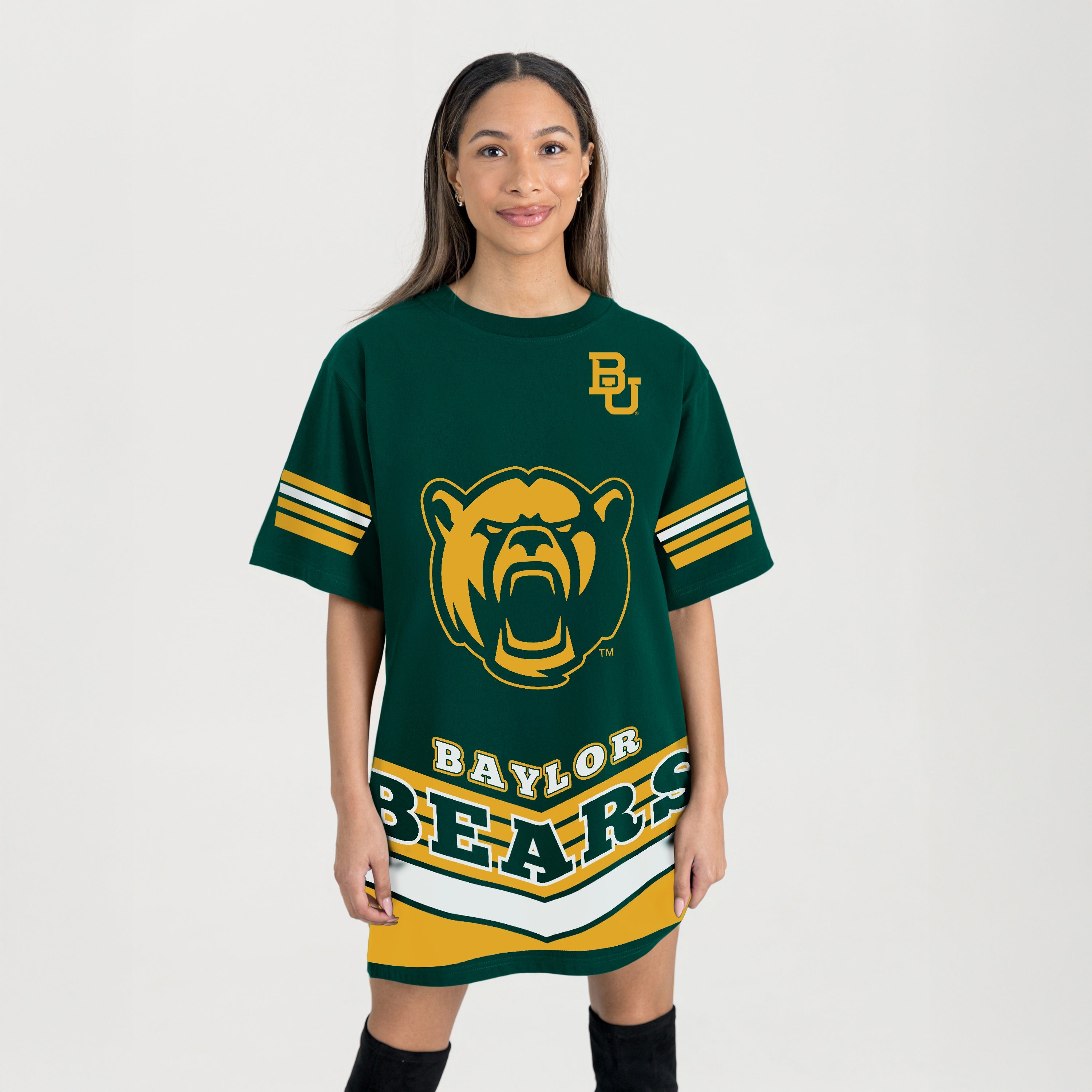 BAYLOR BEARS PERFECT SCORE RETRO T-SHIRT DRESS