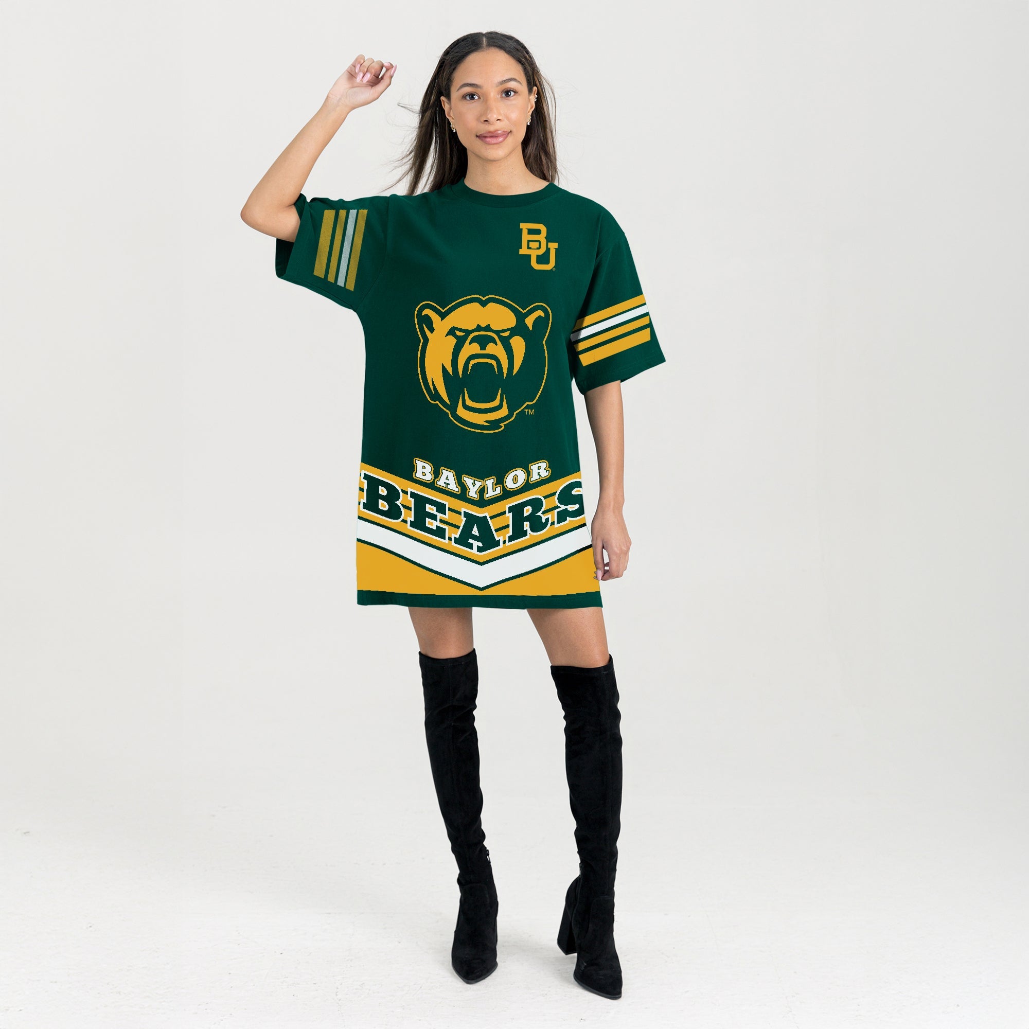 BAYLOR BEARS PERFECT SCORE RETRO T-SHIRT DRESS