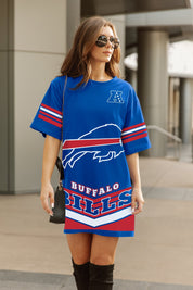 BUFFALO BILLS PERFECT SCORE RETRO T-SHIRT DRESS