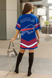 BUFFALO BILLS PERFECT SCORE RETRO T-SHIRT DRESS
