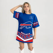 BUFFALO BILLS PERFECT SCORE RETRO T-SHIRT DRESS