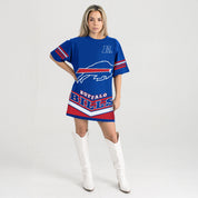BUFFALO BILLS PERFECT SCORE RETRO T-SHIRT DRESS