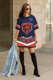 CHICAGO BEARS PERFECT SCORE RETRO T-SHIRT DRESS