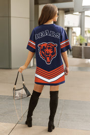CHICAGO BEARS PERFECT SCORE RETRO T-SHIRT DRESS
